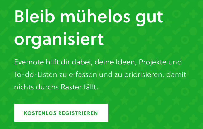 app produktivität evernote