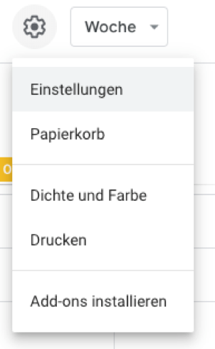 google kalender funktionen einstellungen