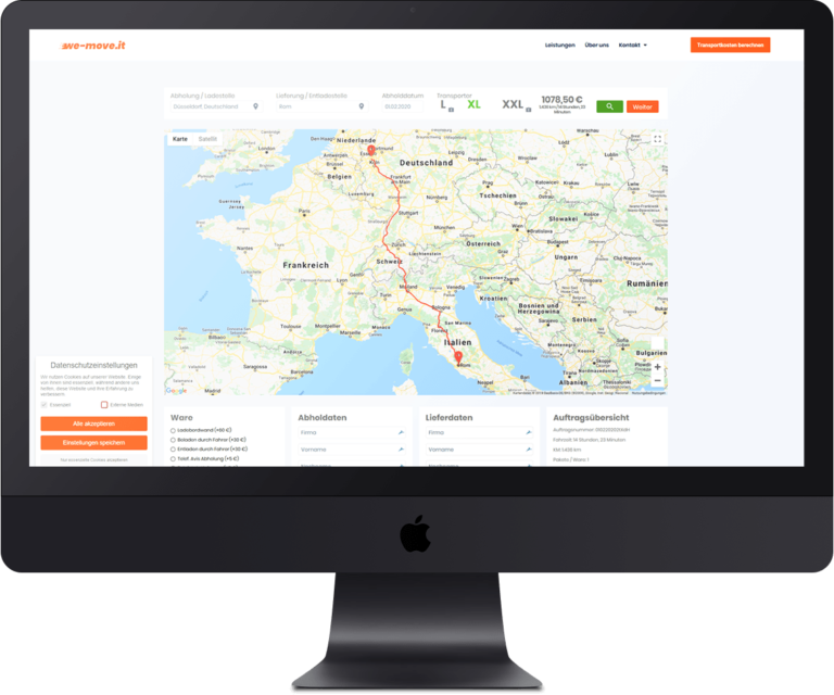 we-move.it Kundenprojekt